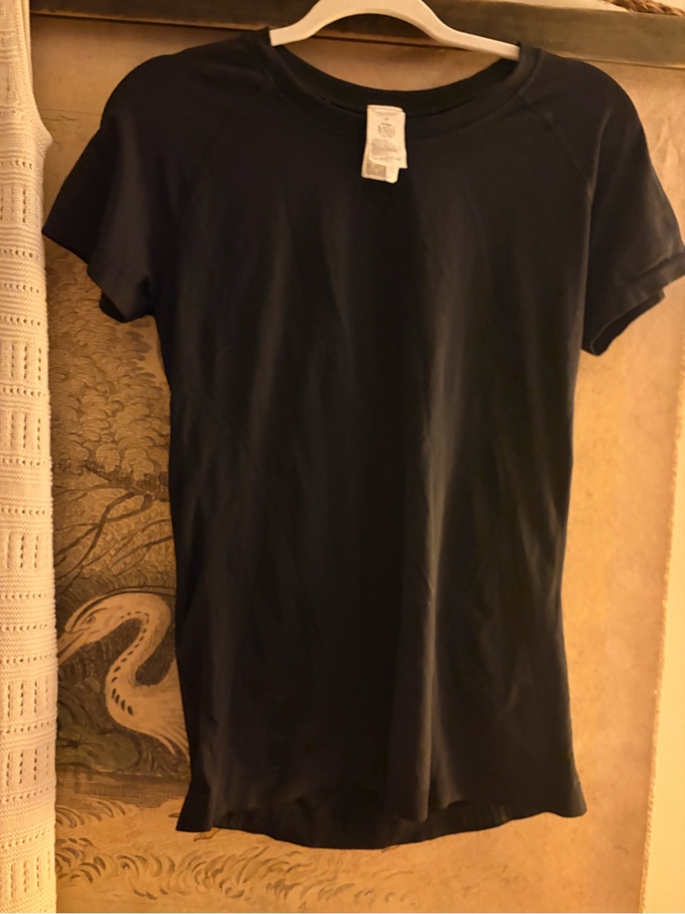 * Athleta Momentum Black Women's Short-Sleeve Tee SZ Medium * - Picture 4 of 9